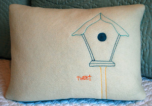 How to Embroider a Pillow