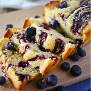 Blueberry Swirl Pound Cake