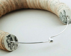 Very Vintage Book Necklace