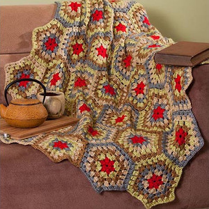 Honeycomb Crochet Throw
