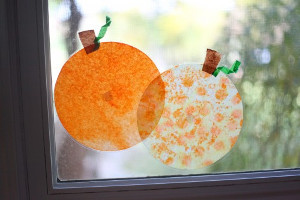 Adorable Stained Glass Pumpkins