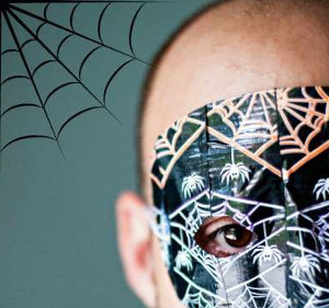 Easy DIY Duct Tape Halloween Mask