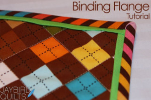 Binding a Quilt with Flange