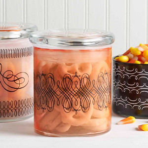 Spooky Glass Treat Jars