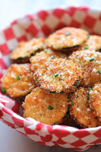 Skinny Zucchini Crisps