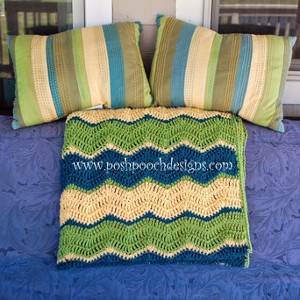 Triple Ripple Crochet Afghan Pattern