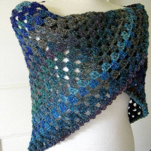 Night Garden Shawl