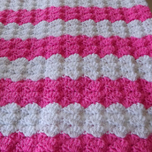 Pink Shell Baby Blanket