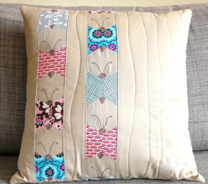 Paper Piecing Butterfly Pillow