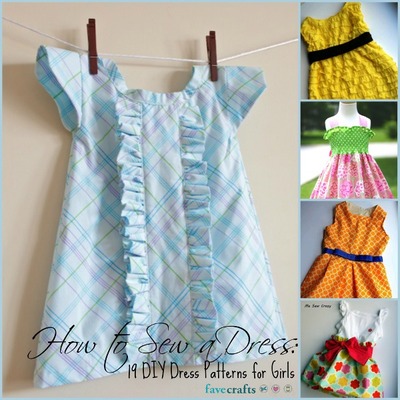 How to Sew a Dress:  19 DIY Dress Patterns for Girls