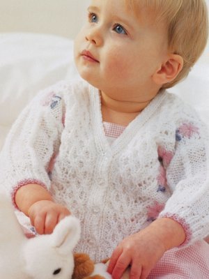 Baby's Flower Lace Cardigan