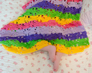 Baby Bloomer Crochet Baby Blanket