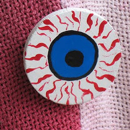 Jeepers Creepers Eyeball Pin