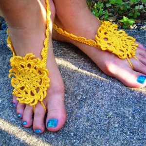 Henna Barefoot Sandals