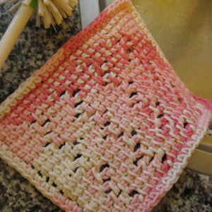 Chevron Lace Dishcloth