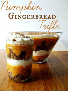 Pumpkin Gingerbread Trifle