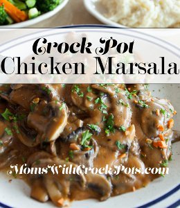 Slow Cooker Chicken Marsala