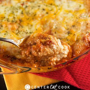 Gooey Four Cheese Lasagna Dip