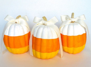 Festively Fabulous Candy Corn Pumpkins