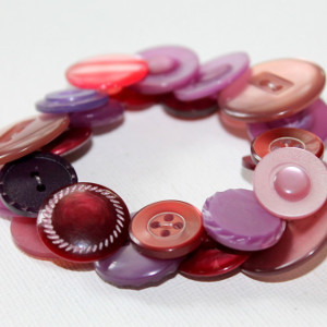 3 Bejeweled by Buttons Bracelets