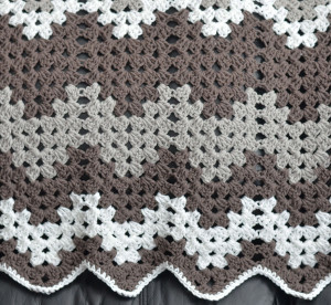 Monochromatic Crochet Baby Blanket