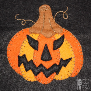 Jolly Jack O' Lantern Quilt Block