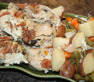 Toni's Slow Cooker Stupid Easy Chicken - Big Bear's Wife