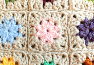 Stashbuster Star Burst Crochet Granny Square