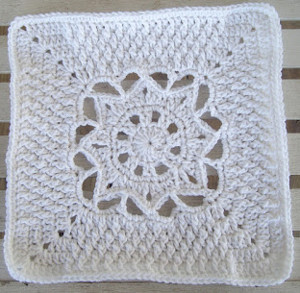 Snow Day Crochet Granny Square