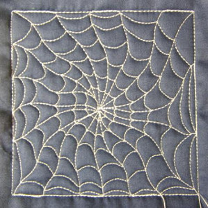 Super Spider Web Quilt Block