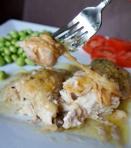 5-Ingredient Slow Cooker Swiss Chicken