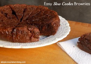 Easy Slow Cooker Brownies