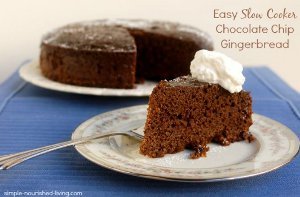 Chocolate Chip Gingerbread Cake