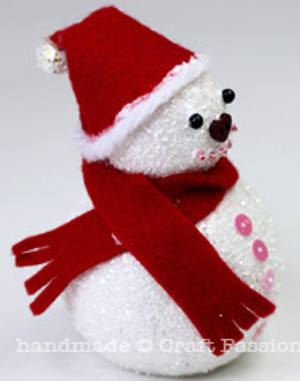 Too Cute Snowman Ornament