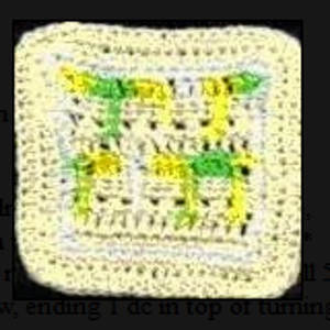 Lemon Lime Crochet Coasters