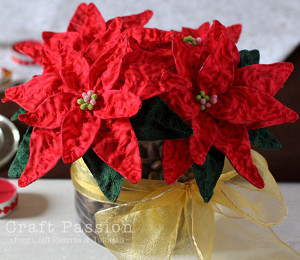 Fabulous Fabric Poinsettia