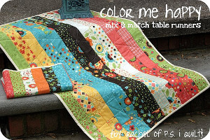 Color Me Happy Table Runner