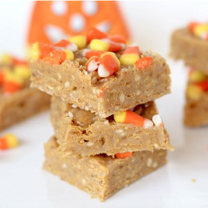 Easy No-Bake Candy Corn Bars