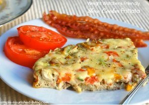 Slow Cooker Veggie Frittata