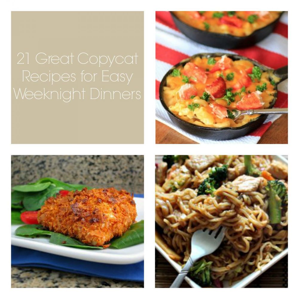21 Great Copycat Recipes for Easy Weeknight Dinners ...