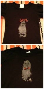 Adorable Ghost Footprint T-Shirt