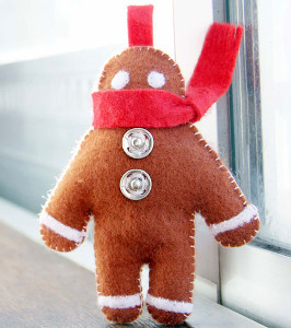 How to Make Gingerbread Man Ornaments