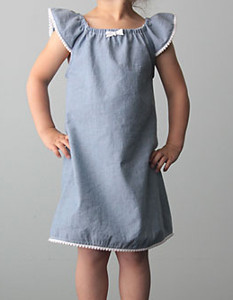 Flutter Sleeves Dress for Girls