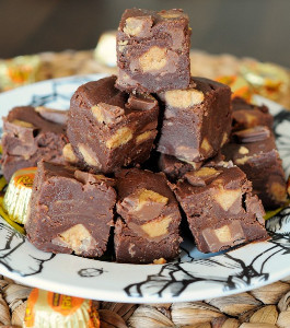 Double Decker Peanut Butter Cup Fudge