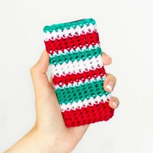 Holiday Stripes Cell Phone Case