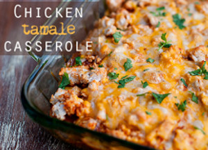 Mexican Chicken Tamale Casserole