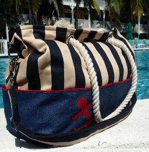 Nifty Nautical Expanding DIY Tote Bag