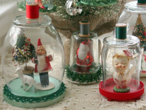 Sensational Christmas Glass Cloche