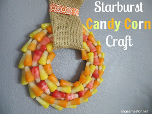Fabulous Starburst Candy Corn Wreath