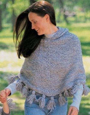 Favorite Fall Poncho Knitting Pattern